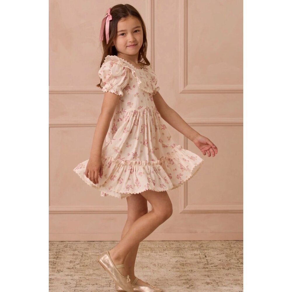 Noralee EVA dress Bow ditsy cotton 4-5y
